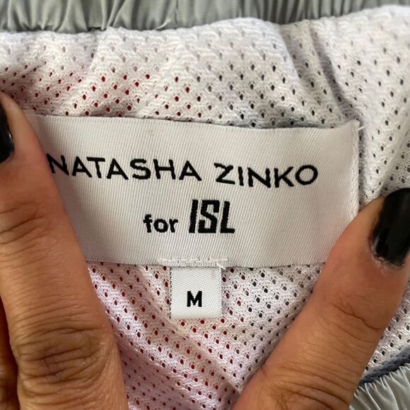 Natasha Zinko X ISL Colorblock Running Shorts Women's Size Medium Liner - Picture 2 of 7